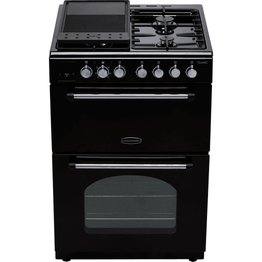 Rangemaster Classic 60 Dual Fuel Cooker - Black / Chrome